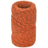 vidaXL Bootsseil Orange 2 mm 500 m Polypropylen