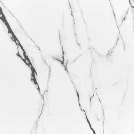 Beliani Beistelltisch Reva Weißer Marmor