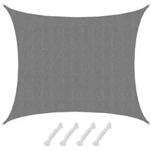 AMANKA UV Sonnensegel Wasserdurchlässig 6x5 - Rechteckig - Sonnenschutz Garten Terrasse