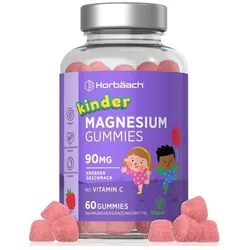 Horbaach Kinder Magnesium Gummibärchen mit Vitamin C