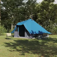 VidaXL Familienzelt Tipi Blau 8-Personen Wasserfest