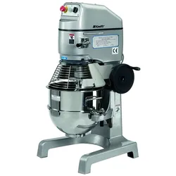 Krefft Planeten-Rühr- und Knetmaschine PR30-T, schweres und leistungsstarkes Standmodell zum Rühren, Kneten und Mischen, 400 V, Kesselvolumen 30 Liter