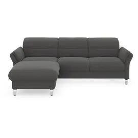 sit&more Ecksofa »Grenoble L-Form mit Federkern« wahlweise mit Bettfunktion, Bettkasten, Arm- und Kopfteilverstellung