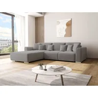 Ecksofa mit Schlaffunktion GUSTO L Monolith 85 Links - Dunkelgrau