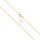 VIVANCE Collierkettchen 333 Gold Ankerkette 4-kantig gelb