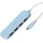 j5create Umweltfreundlicher USB-C-zu-Hub Typ A Gen 2 mit 4 Anschlüssen, USB 3.2 Gen 1 (3.1 Gen 1) Ty (USB-C, 4 Ports), Dockingstation ... USB Hub, Blau
