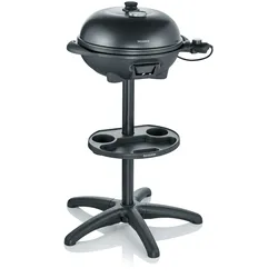 Severin PG 8541 Barbecue & Grill Kochstation Elektro Schwarz 2000 W