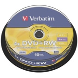 Verbatim DVD+RW 4.7 GB 4x 10 St.