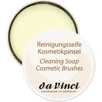 da Vinci, Pinselseife, Reinigungsseife 85g, vegan, Reinigung & Pflege für Kosmetikpinsel & Beautyblender, rückfettend für geschmeidige Pinselhaare, Zitronenduft, Made in Germany