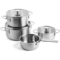 KitchenAid Topf-Set 7-tlg. Aluminium + Edelstahl