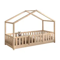 58 aufm Kessel Hausbett Kapua 90 x 200 cm Kiefer massiv natur braun