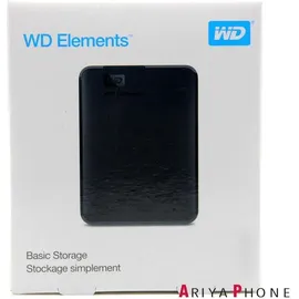 Western Digital Elements Portable 4 TB USB 3.0 WDBU6Y0040BBK-WESN