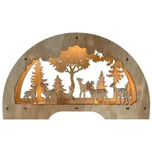 Hti-Living Leuchtbogen Rehfamilie