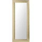 Beliani Wandspiegel Gold rechteckig 50 x 130 cm