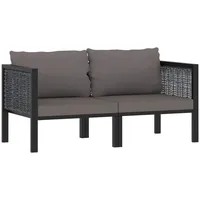 VidaXL 2-Sitzer Sofa anthrazit