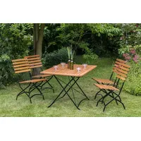 Merxx Schlossgarten Set 5tlg. Tisch 120x80 cm