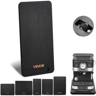 VEVOR Gleitbrett, 36,8x19,1 cm, Brett mit Gummirädern und hohlem Griff, leicht zu reinigen, Slider-Brett, Geräte-Rollbrett, leicht bewegliche Unterlage für Kaffeemaschine, Küchenmaschine, Schwarz