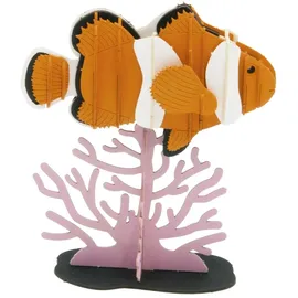 Fridolin 3D Papiermodell - Clownfisch