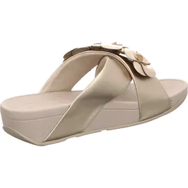 FitFlop LULU FLOWER CROSS SLIDES gold 38