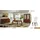 vaccari cav giovanni Esstisch 110 x 78 x 110 cm braun