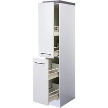 Flex-Well Apothekerschrank Kopenhagen 30 x 162 x 60 cm Weiß