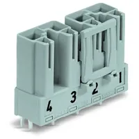 WAGO 770-854 Netz-Steckverbinder WINSTA MIDI Stecker, für Leiterplatten, gerade,
