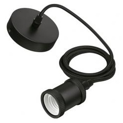 Philips Cord Vintage E27, schwarz