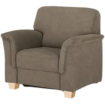 Smart Relaxsessel Valencia Flachgewebe 100 x 90 x 93 cm Braun