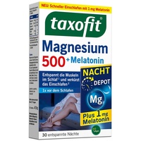 taxofit Magnesium 500 Nacht + Melatonin