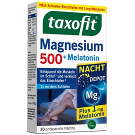 taxofit Magnesium 500 Nacht + Melatonin