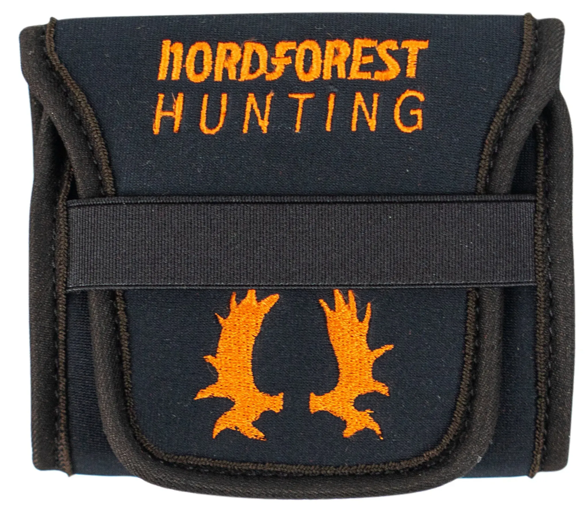 Nordforest Hunting Patronenetui Neopren, schwarz-orange