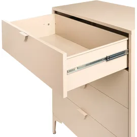 Beliani Kommode mit 4 Schubladen Beige