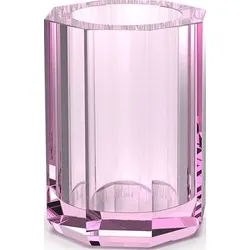Kristall Zahnbürstenbecher rosa