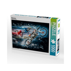 CALVENDO Puzzle CALVENDO Puzzle Motocross 1000 Teile Lege-Größe 64, 1000 Puzzleteile