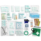 HM Arbeitsmedizin Komplett-Set Erste-Hilfe KITA PLUS 3 nach akueller DIN/EN 13157 für Betriebe incl. Sprühpflaster & Notfallbeatmungshilfe
