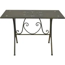 Hti-Living Lily Gartentisch 56 x 110 cm Rost