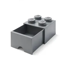 LEGO Brick 4 25 x 18 x 25 cm 1-tlg. dark grey