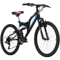 KS-Cycling Zodiac 24 Zoll RH 38 cm schwarz-rot
