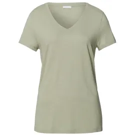 Hanro T-Shirt Sleep & Lounge t-shirt v-ausschnitt v-neck braun S