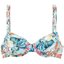 VENICE BEACH Bügel-Bikini-Top Damen Blau 38 Cup F