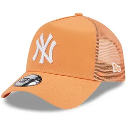 NEW ERA Orangene New York Yankees League Essential Trucker Cap Orange - STK
