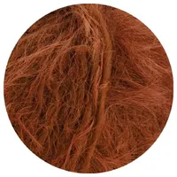Lana Grossa Häkelwolle Fake Fur Look Braun 100 m 50 g