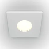 Maytoni Stark Quadratisches Einbau-Downlight Weiß GU10 IP65 - Maytoni