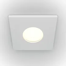 Maytoni Stark Quadratisches Einbau-Downlight Weiß GU10 IP65 - Maytoni
