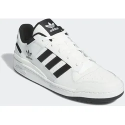 Sneaker ADIDAS ORIGINALS "FORUM LOW CL", Gr. 44, schwarz-weiß (core weiß, core schwarz, core weiß), Baumwolle, sportlich, Schuhe