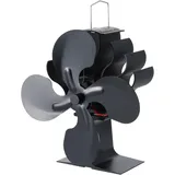 Ofenventilator, 4-flügeliger Ofenventilator, Thermischer Ofenventilator, Aromatherapie-brenner Mit Ventilator, Umweltfreundlicher Und Leiser Ventilator Mit Hocheffizienter Wärmeverteilung