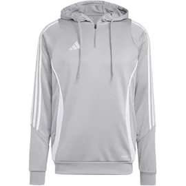 Adidas Tiro24 Training Kapuzenpullover - Team Mid Grey / White - L