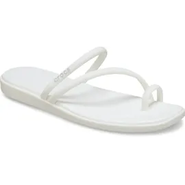 Crocs Herren Miami Toe Loop Sandal Sandalen, Chalk, 34/35 EU