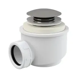 Ablaufgarnitur Duschablauf mit Siphon | Abdeckung 70mm CLICK/CLACK
