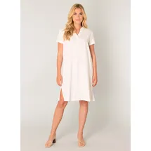 Base Level Tunikakleid Sommerkleid Weiß 40
